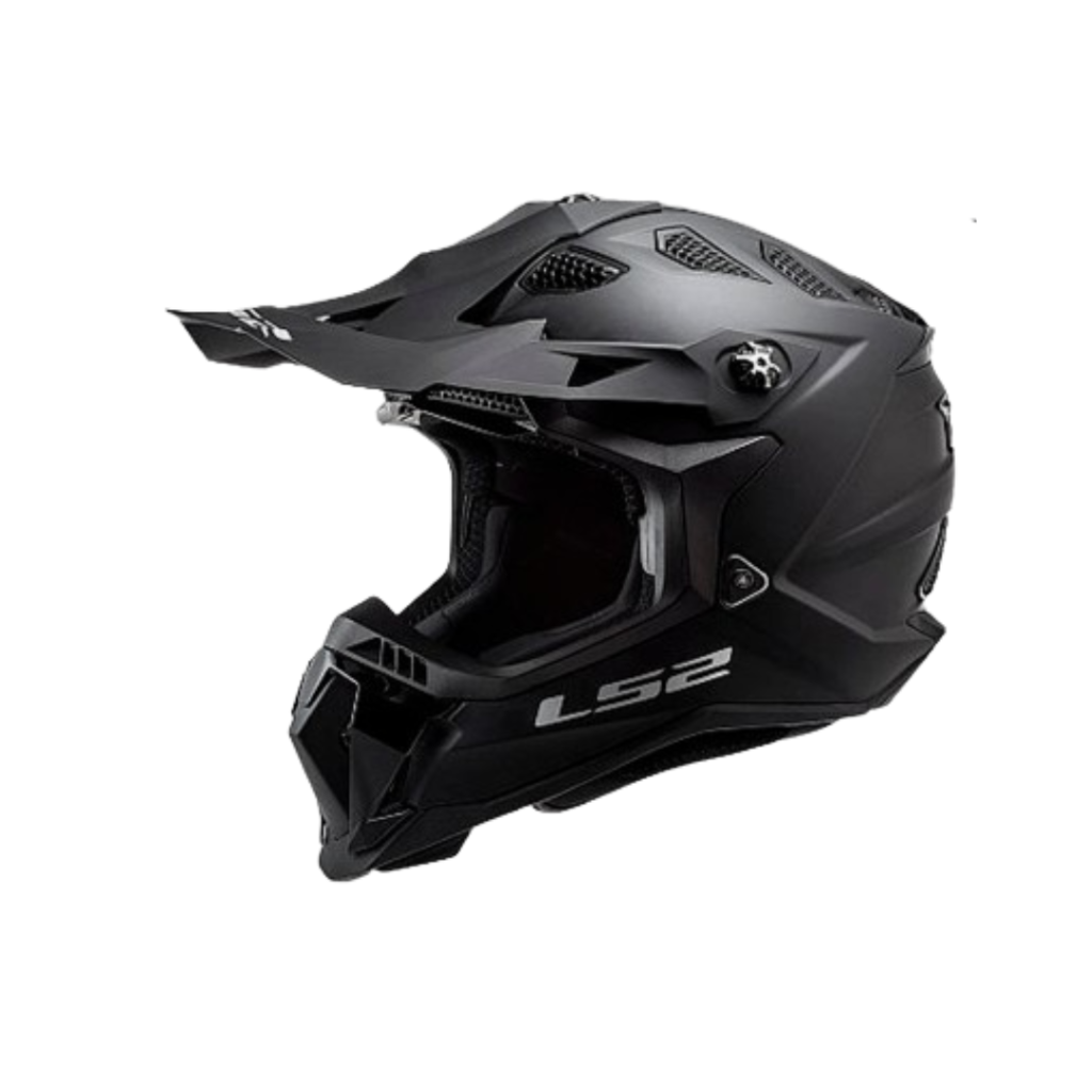 Casco Para Cross Ls2 Mx700 Single Mono Negro Mate Direli Motos