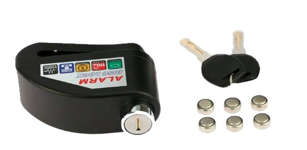 Candado magnético con alarma para disco de freno de moto - Inlok