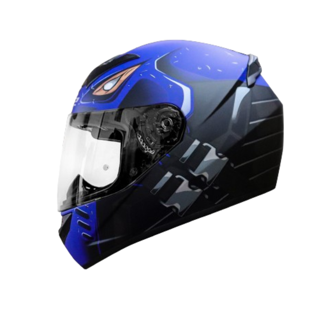 Casco para moto LS2 FF353 HYPER-S negro/azul - Direli Motos
