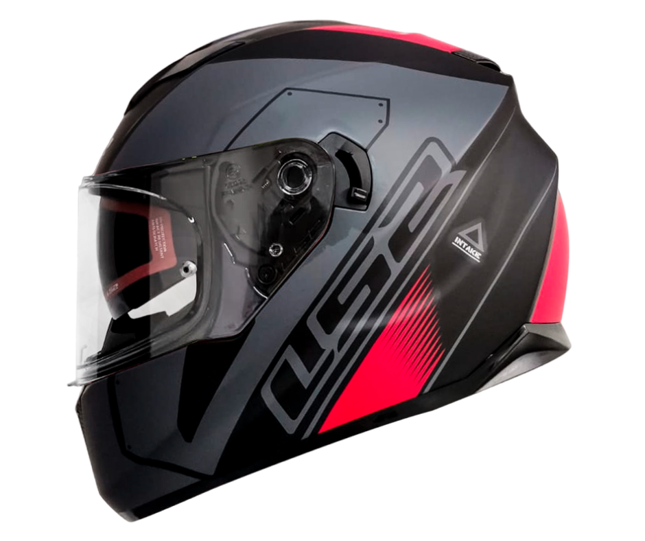 Casco Para Moto Jet 3-4 FS-735 City Rojo-Negro - Tienda Moto Rider México