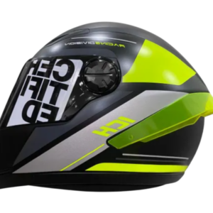 Casco integral para motociclista ICH501 X-TREME negro mate/amarillo/ neon