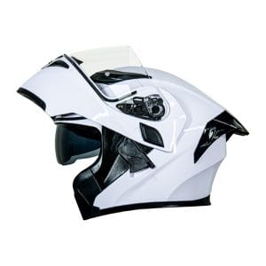 Casco abatible para moto XKUDO RAPER blanco - SP