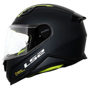 Casco integral para moto LS2 FF812 MINI SOLID negro mate - ECC2206