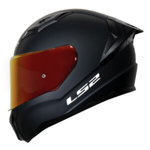 Casco integral para moto LS2 VIGO SOLID negro mate - Visor tipo día-noche red