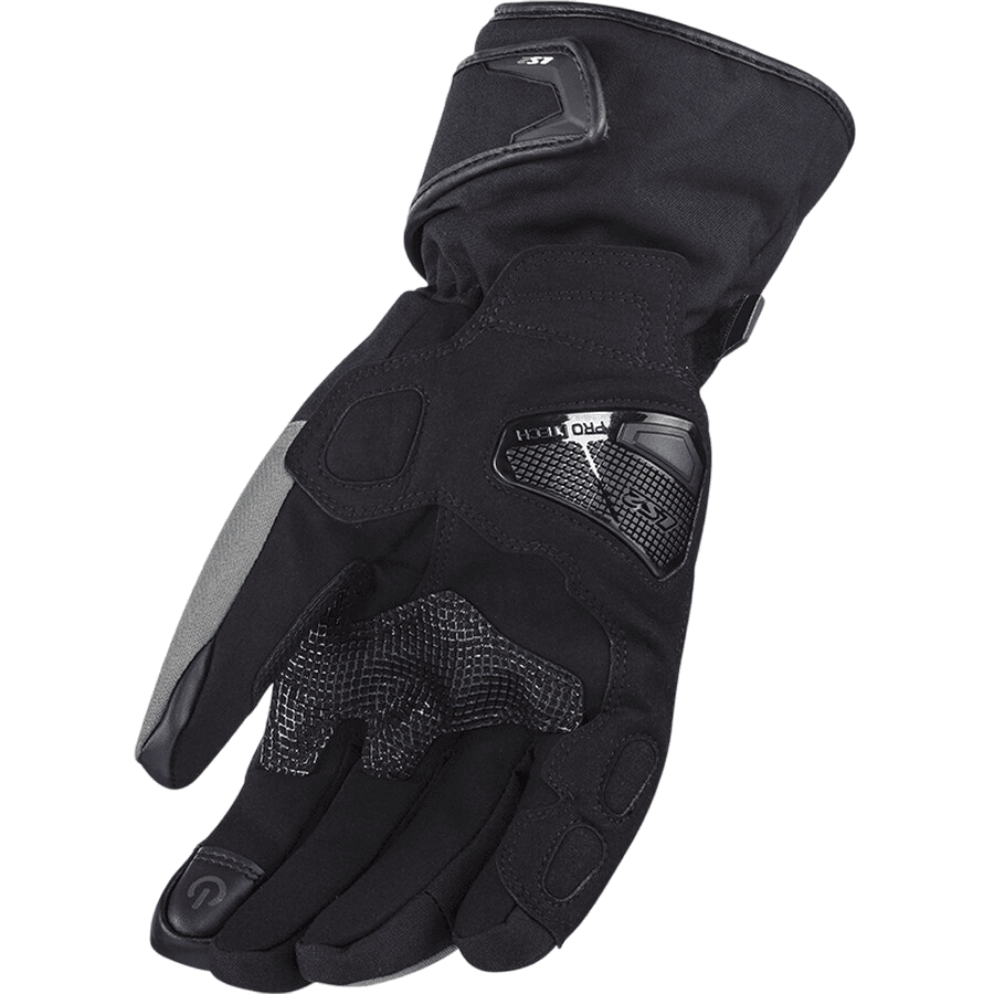 GUANTES SNOW NEGRO - GRIS-1