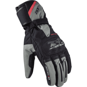 Guante para moto de hombre LS2 SNOW negro / gris