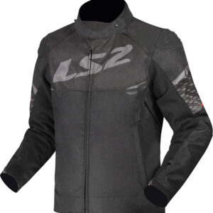 Casaca para moto de hombre LS2 APEX negro / gris oscuro