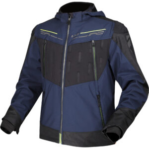 Casaca para moto de hombre LS2 ZIRCONIUM azul / negro / amarillo