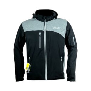 Casaca para moto de hombre X-KUDO HAWK negro / gris CE