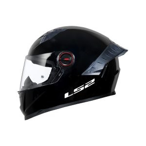 Casco integral para moto LS2 FF816 SOLID negro - V. CLARO -ECE2206