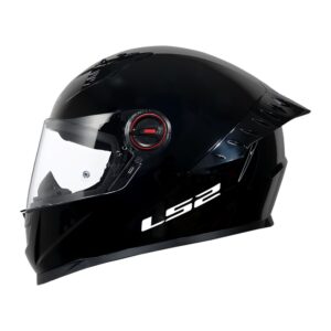 Casco integral para moto LS2 FF816 SOLID negro - V. CLARO -ECE2206