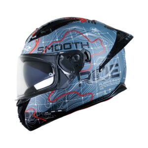 Casco integral para moto LS2 FF806 ROMA negro mate / gris - ECE2206