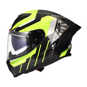 Casco integral para moto LS2 FF807 DRAGON TRAX amarillo