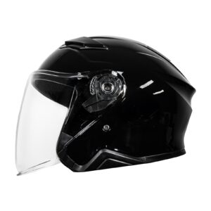 Casco abierto para moto KRATOZ K10 CC negro – DOT