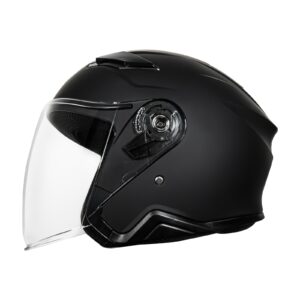 Casco abierto para moto KRATOZ K10 CC negro mate – DOT