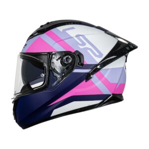 Casco integral para moto LS2 FF806 SEVEN lila mate / purpura