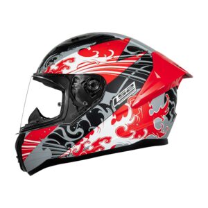Casco integral para moto LS2 VIGO KAME NM/ROJO
