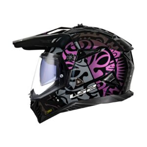Casco para moto LS2 MX702 PIONER II RANGI negro