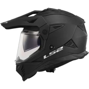 Casco para moto LS2 MX702 PIONER II SOLID negro mate