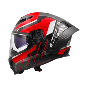 Casco integral para moto LS2 FF807 DRAGON TRAX rojo
