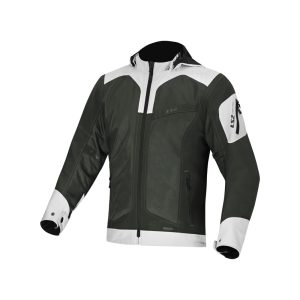 Casaca para moto de hombre LS2 BOLTON AIR verde / gris