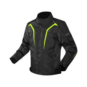 Casaca para moto de hombre LS2 SEPANG negro/gris / amarillo