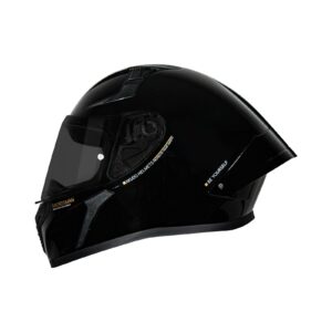 Casco integral para moto XKUDO X-357 SOLID negro - V. HUMO