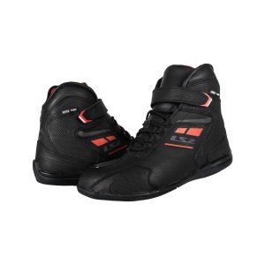 Bota para moto LS2 GARRA negro / rojo - WP