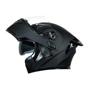 Casco abatible para moto XKUDO SOLID negro mate - SP