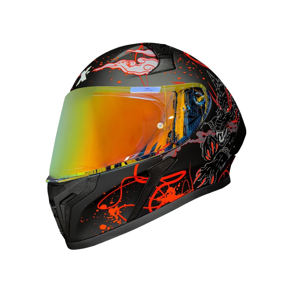 X-KUDO INT X-357 WOLFER NEGRO MATEROJO V-REVOREDSPNM-2