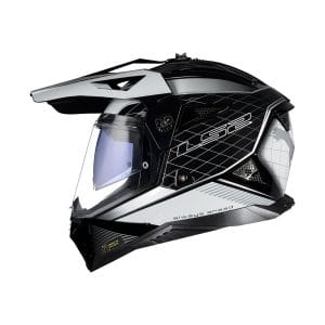 Casco para moto LS2 MX702 PIONEER II MERIDIAN negro / gris