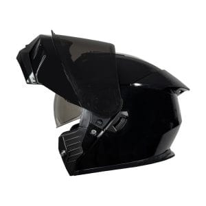 Casco abatible para moto XKUDO XFORZA SOLID negro V-HUMO